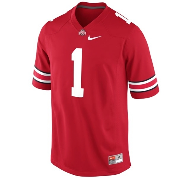 Ohio State Buckeyes Men's NCAA Dontre Wilson #1 Red College Football Jersey PVV4149MK